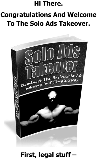 Product picture Solo Ads Takeover